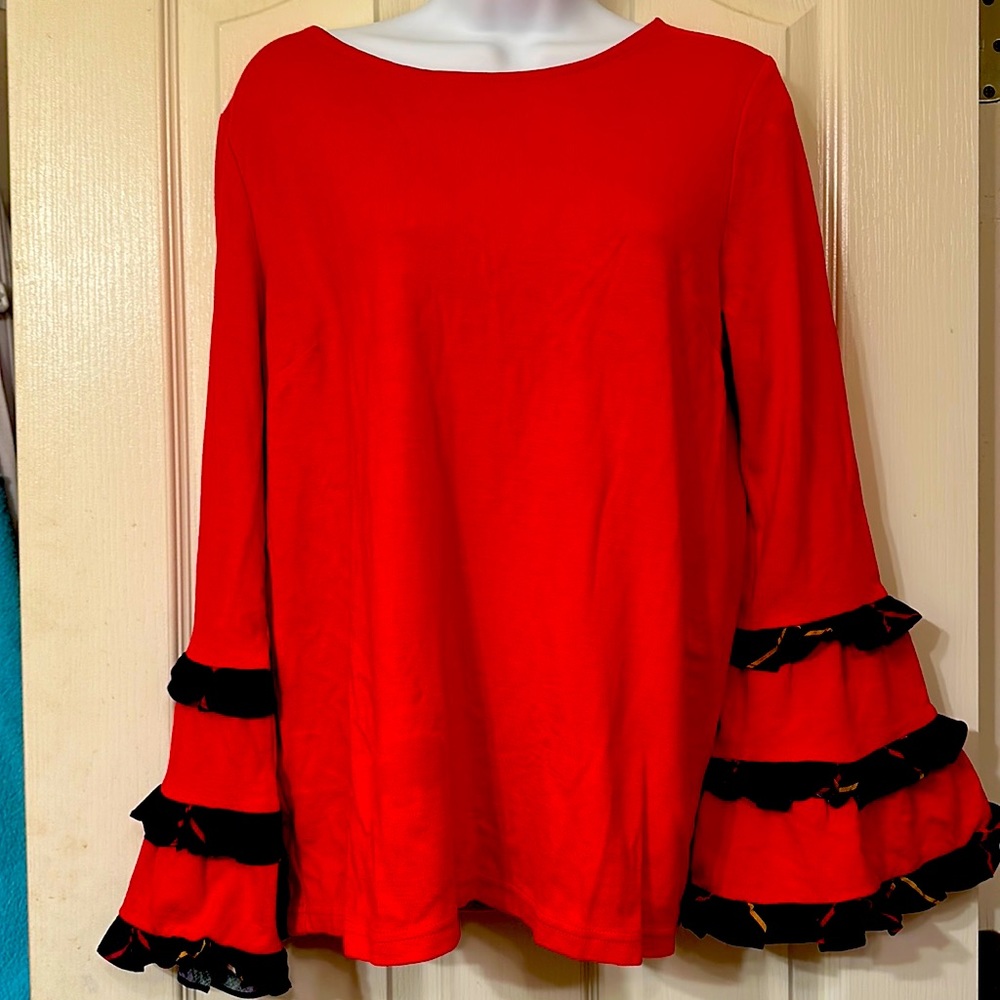 Holiday Christmas blouse